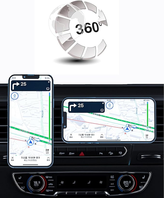 Designed for MagSafe Car Mount for Audi 10.1-inch Screen 2025 A4 S4 A5 S5 RS5 Q5 Phone Holder 2025 15W Fast Wireless Charging 2025 q5 Phone Mount for Audi Accessories All Support 2021-present