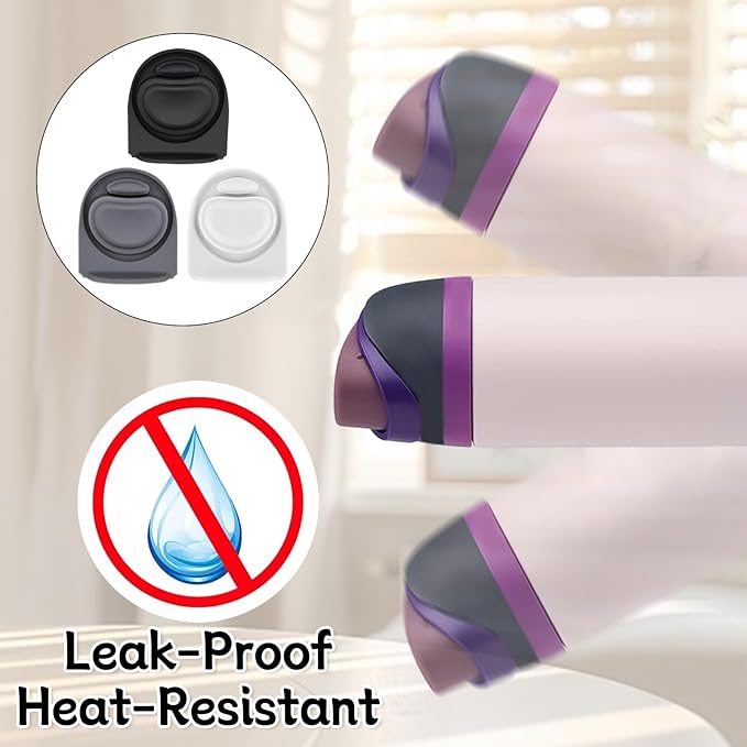 3pcs Replacement Rubber Stopper Seal Compatible with Owala FreeSip 24oz 32oz,Water Bottle Lid Cap Silicone Seal Parts for Owala 16/19/24/32/40oz Spout Gasket Mouthpiece Piece Accessories F7