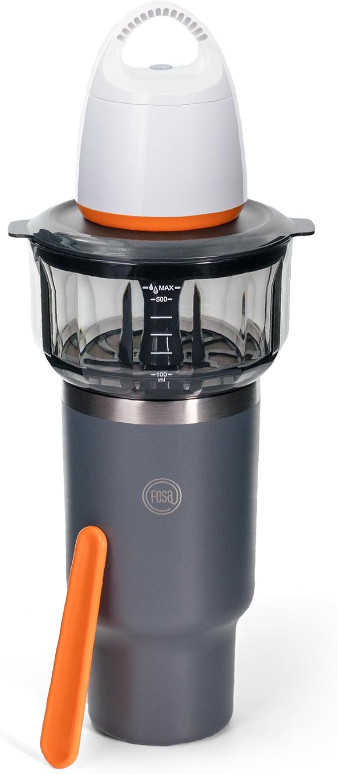 FOSA VacBrew The Ultimate Hot & Cold Brew Vacuum Coffee Maker - Brewing unit with a SUS Mug (3 Programs Timer Vacuum Pump included)