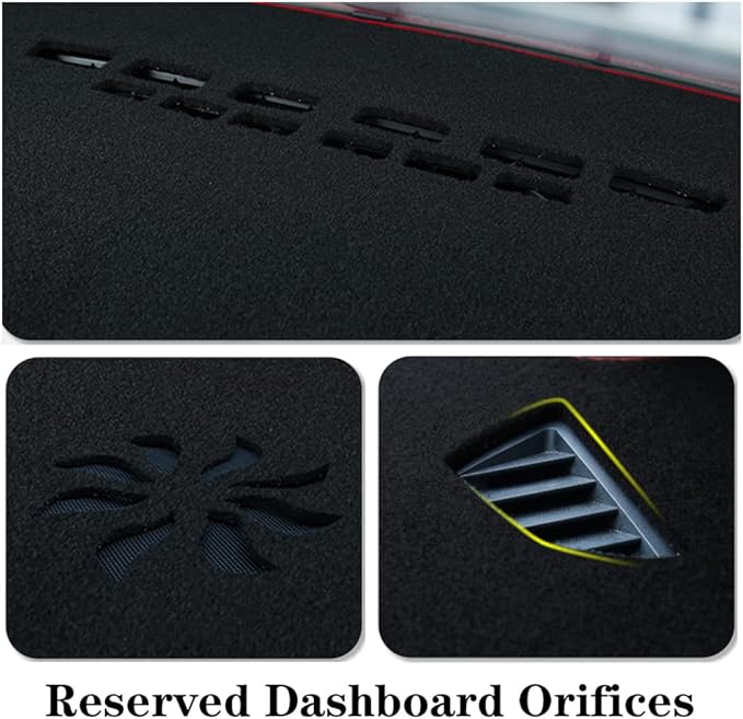 Dashboard Cover for 2014-2017 Buick Envision,Polyester Dash Covers mat,Car Dash Board Protecter Cover,Interior Dash Covers Pads,Blue
