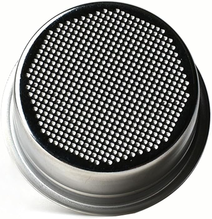 LEVERPRESSO 51mm Non-Pressurized Espresso Filter Basket, Ridgeless 18g 304 Stainless Steel Portafilter Basket, 632 Micro-Holes, Fits Most 51mm Portafilters
