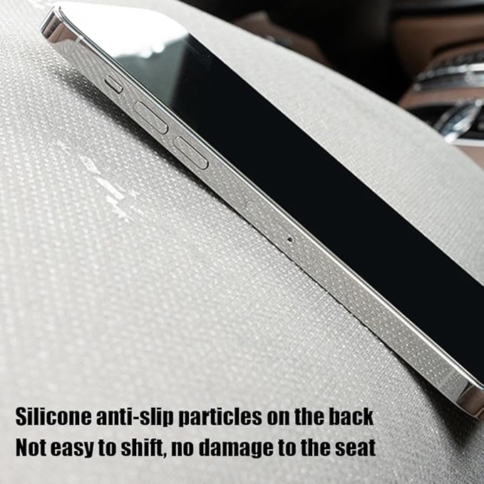 Car Seat Cushion, 2025 New Skin-Friendly Leather Seat Cushions, Skin-Friendly Leather Seat Cushions, Front Bottom and Rear Seat Cushions for Auto Office (Red 1set)