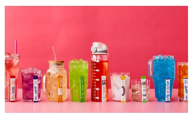 Lifesavers Singles to Go Variety Pack of 3 - One of Each Flavor - Cherry Watermelon, Pineapple Punch, and Raspberry Lemonade - Powdered Drink Mix