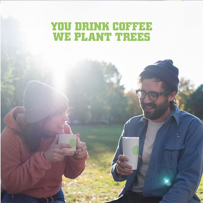 Tiny Footprint Coffee - Fair Trade Organic Peru APU Medium Roast - Whole Bean Coffee, USDA Organic & Carbon Negative - You Drink Coffee, We Plant Trees, 3 Pounds
