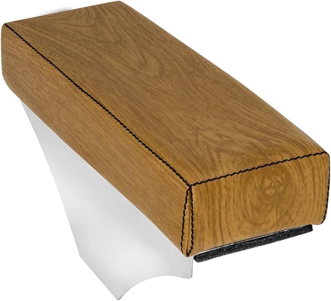 GG Grand General 99629 Add-On Armrest, Light Wood w/Black Stitching