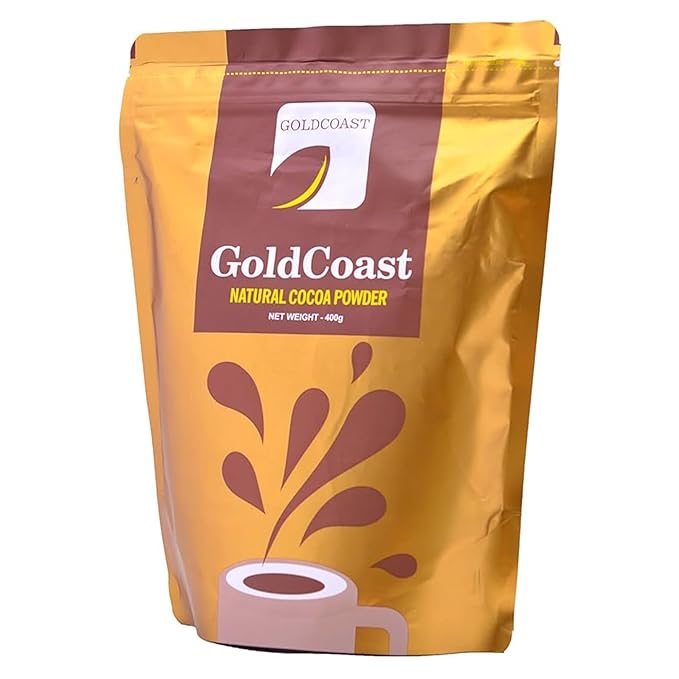 GoldCoast 100% Natural Cocoa Powder, Gently Processed from raw Ghanaian Cocoa Beans, High in Flavanols & Unsweetened, No Additives & Non-GMO, Rich Flavor, 14 Oz, since Mismatch in detail page