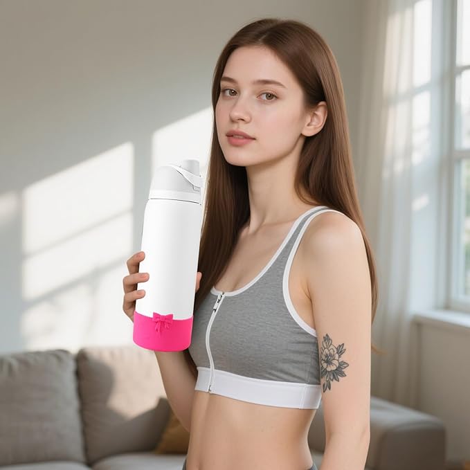 Silicone Bow Boot Water Bottles Accessories for Owala 32 oz WaterBottles