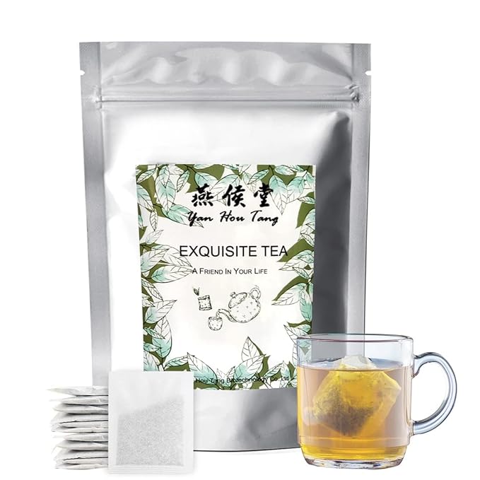 EILIN YHT Red Raspberry Leaf Tea Bags Herbal Tea - Eases Menstrual Cramps Supports Healthy Pregnancy 100 Counts 7.05Oz 200g