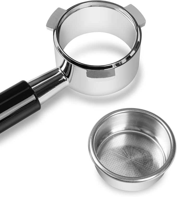 54mm Bottomless Portafilter with 18–20g Basket, Naked Espresso Portafilter Compatible with Breville Barista Express, Barista Pro, Barista Touch, Bambino Plus, Infuser Espresso Machines