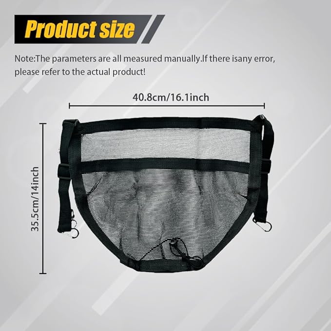 Car Mesh Organizer, Between Seat Car Organizer, Barrier of Backseat Pet Kids, Universal Car Interior Accessories Net Pocket Vehicle Mesh Organizer Suitable for Most Cars, SUVs (Black)