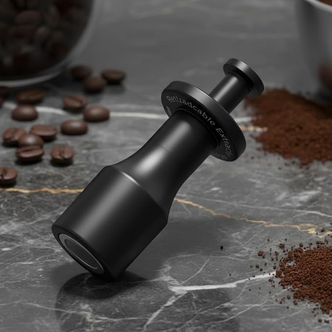 Magnetic Suction Coffee Puck Screen Removal Tool Aluminum Alloy Espresso Machine Accessory Compatible with Magnetic Stainless Steel Puck Screen Black