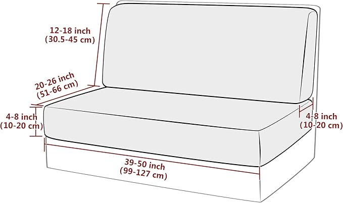 Stretch Rv Dinette Cushion Covers,Rv Couch Covers Dinette Booth Seats with 1 Backrest & 1 Bench Cover,38 in Camper Cushion Covers Dinette Table Slipcover,2 Set-Dark Gray