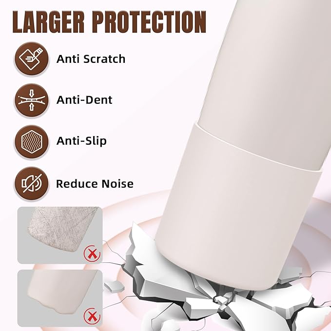 Silicone Higher Boot Compatible with Owala 30oz & 40oz FreeSip Sway Bottles & Tumblers, Large Protection Anti-slip Bottom Cover Sleeve for Freesip Sway Tumbler and Bottle
