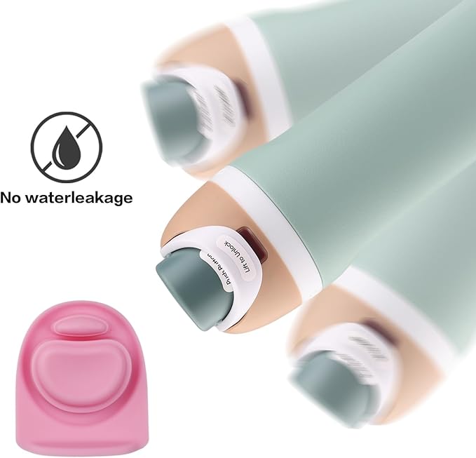 Joshey 6 Pack Rubber Seal Replacement Stopper, Compatible with Owala Freesip 24oz 32oz Water Bottle Spout Cap-Silicone Gasket Replacement Parts (Pink)