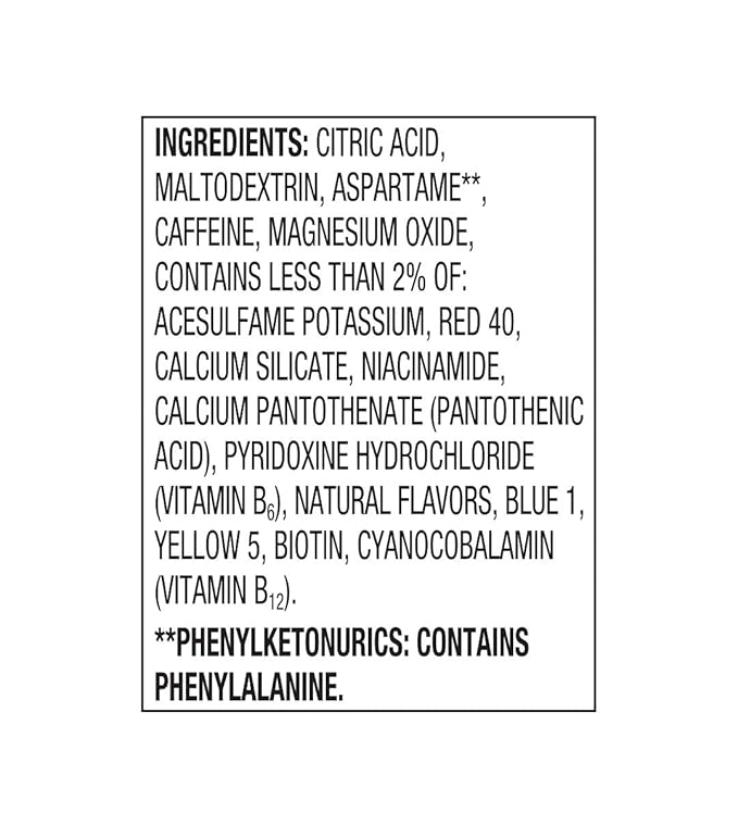 Great Value Energy Drink Mix, Dragon Fruit, Sugar-Free, 0.88 oz (Pack of 2)