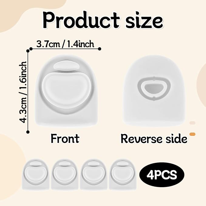 4pcs Replacement Stopper Seal Compatible with Owala FreeSip 24oz 32oz,Water Bottle Lid Insert Cap Silicone Seal Parts for Owala 16/19/24/32/40oz Spout Gasket Mouth piece Accessories F2