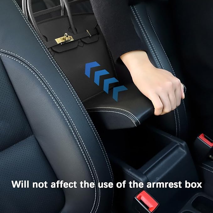 Car Net Pocket Handbag Holder, Mesh Vehicle Driver Storage Organizer Bag Purse Holder Between Two Seat, Automotive Backseat Barrier for Kids Pets, Universal for Truck SUV Sedan