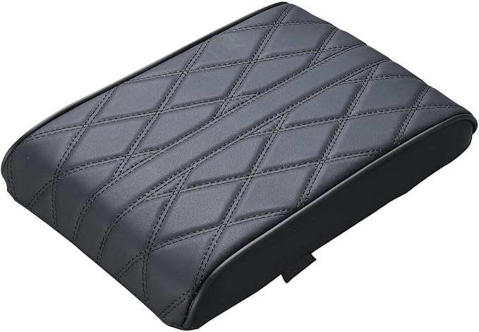 Car Armrest Pad for Audi SQ8/RS Q8 RSQ8 2019 2020 2021 2022 2023 2024 2025 Car Centre Console Armrest Padding Car Center Console Cover Pad with Memory Foam,Black, normal