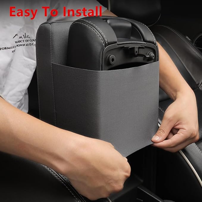 Car Center Console Cover,Universal Memory Foam Car Armrest Pad,Car Interior Accessory for Women Men,Armrest Cover Protector for Cars,Vehicles,SUV Blue
