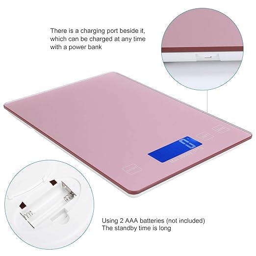 ZJchao Kitchen Precision Electronic Scale, Hair Color Cream Scale, Cake Baking Scale, Hair Dye Cream Digital Scale Kitchen Electronic Scale for Food Coffee Bean