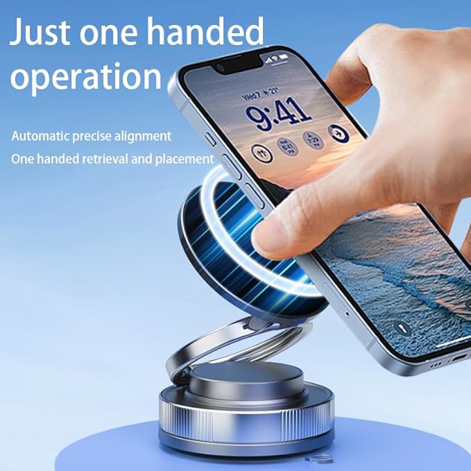 Car Phone Holder for Magsafe360° Adjustable Car Phone Mount, Phone Holders for Your Car for iPhone 16 Pro Max 15 14 13 12 Plus