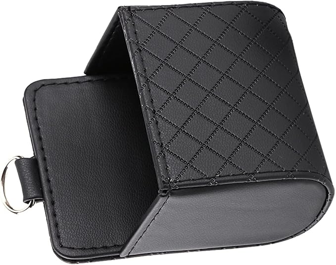 Yosoo Car Seat Back Air Vent Tidy Storage Bag Case Organizer Holder Pounch Box For Cellphone Black