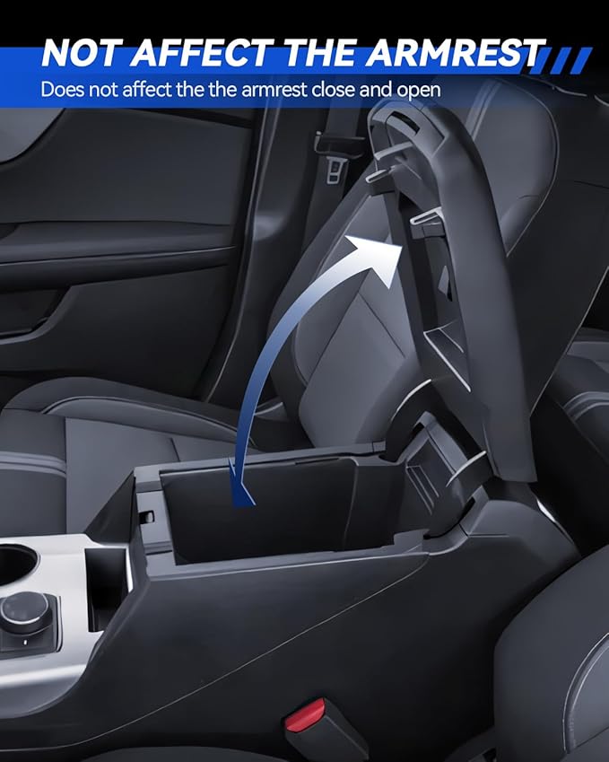 Armrest Cover for Chevrolet Blazer 2019-2025 2026 Accessories Center Console Middle Lid Pad Protector for Car Elbow Rest