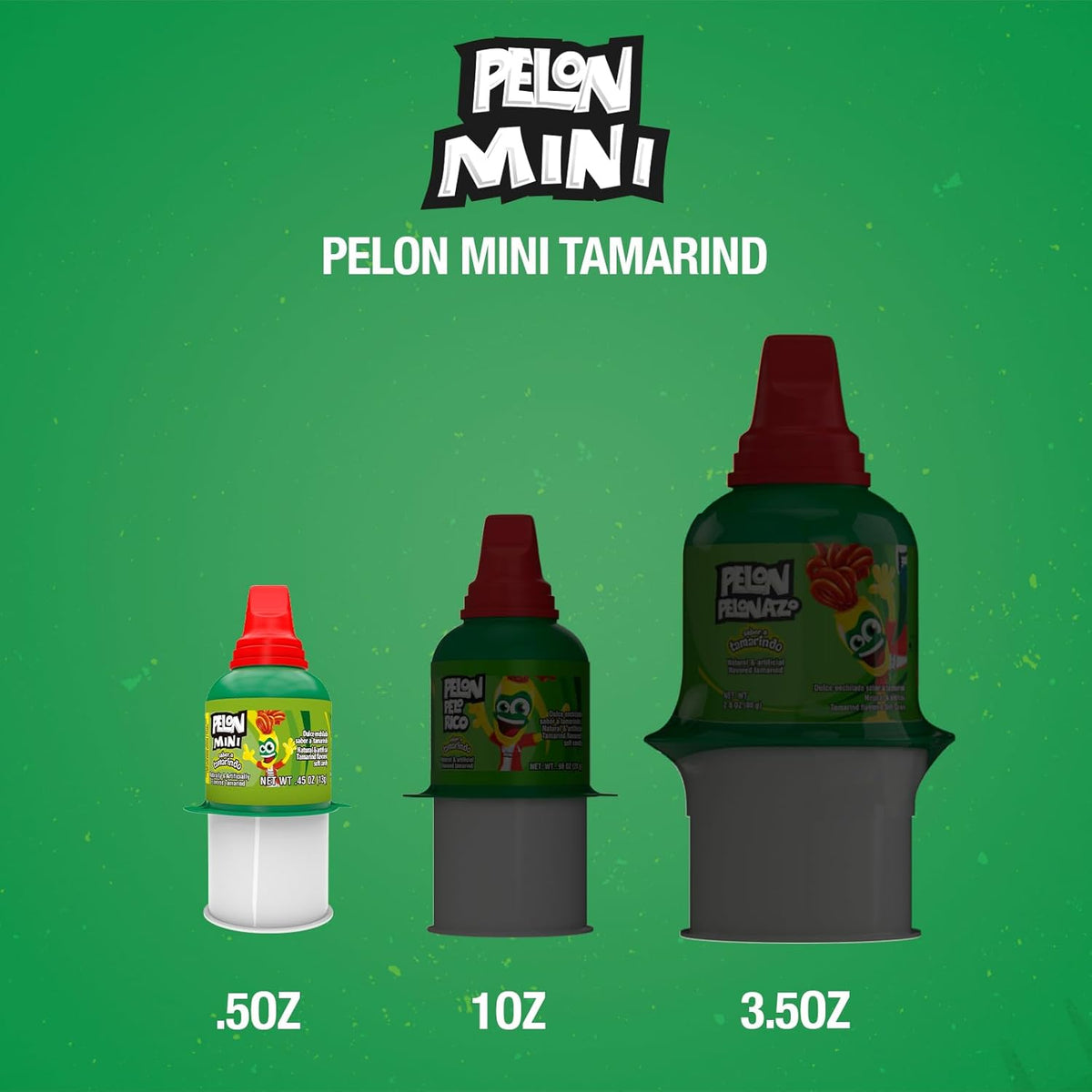 Pelon Pelo Rico Mini Tamarind Candy, 0.45 oz, 36 Count (Pack of 1)