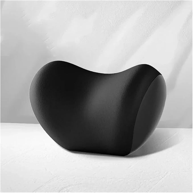 Memory Foam Car Neck Pillow - Soft fit for Seat Headrest & Lumbar Support Cushion(Grey Headrest 1PC)