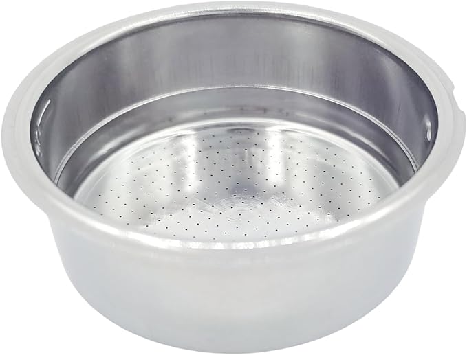 51mm Pressurized Portafilter Basket, Stainless Steel, 2 Cup Capacity, Compatible with Gevi/CASABREWS/CAPRESSO