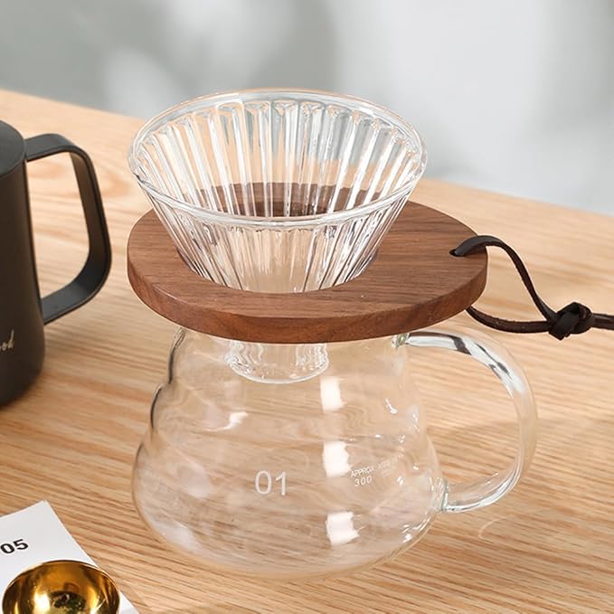 Coffee Dripper Rack Coffee Brewing Filter Cone Wooden Dripper Stand Filter Stand Tea Strainer Holder Funnel Holder for Lover Rack