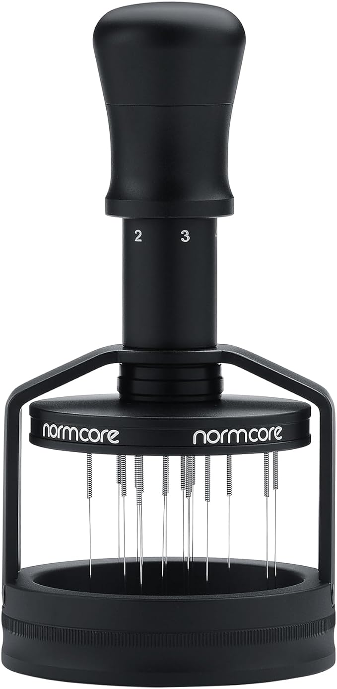 Normcore 58mm Concentric Needle Distributor Tool V3, Espresso WDT Tool with Magnetic Base, Adjustable Depth Coffee Stirrer, Distribution Tool for Baristas