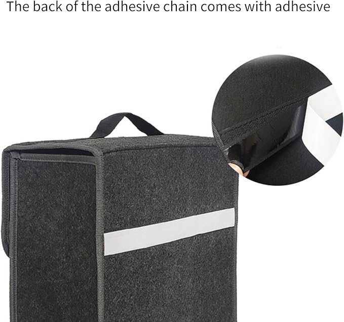 Car Trunk Storage Organize Felt Multiple Pocket Toolbag Practical Car Accessory Organize Bag for Keeping Auto Gear Tidy
