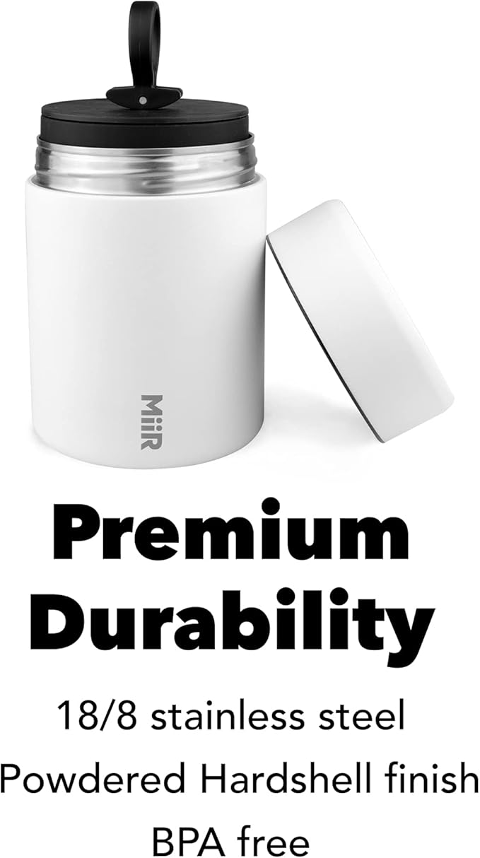 MiiR Airtight Coffee Canister, Portable Storage for Coffee, Tea, and Espresso, Stainless Steel Construction - Locks in Freshness for Your Favorite Beans and Leaves