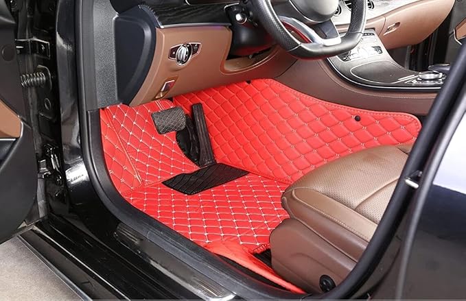 Custome Car Mats Accessories All Weather Floor mats Compatible with Automotive Floor Mats Passenger car mats (Black 3D)