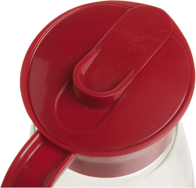 GoodCook Everyday 12 oz. Syrup Dispenser – Easy Pour Spout Waffle & Pancake Syrup Dispenser Container, Glass Syrup Bottle for Maple Syrup, Honey, Barbecue Sauce