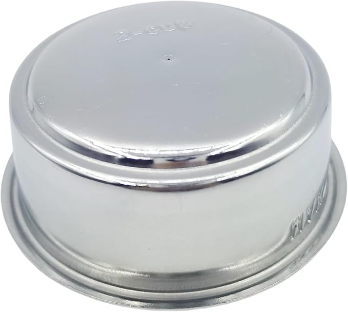 51mm Pressurized Portafilter Basket, Stainless Steel, 2 Cup Capacity, Compatible with Gevi/CASABREWS/CAPRESSO