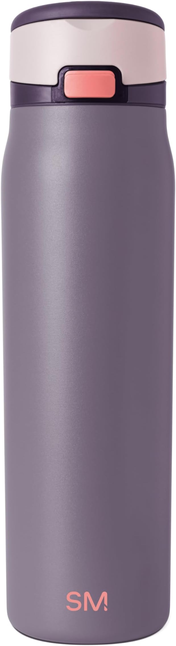Simple Modern Mesa Loop Water Bottle with Covered Straw and Handle | 30oz Cup Holder Friendly Insulated Stainless Steel Bottles for Travel, Sports and School | Iris Sage