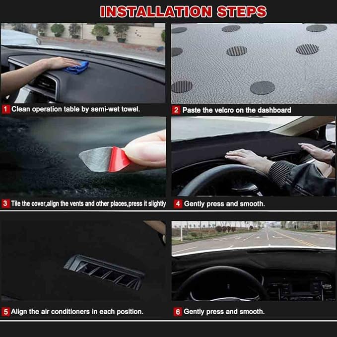 Dash Cover Custom Fit for 1997-2000 Chevy Chevrolet Silverado/GMC Sierra C1500 C2500 C3500 K1500 K2500 K3500, 1997-1999 GMC Yukon/Chevy Tahoe, Dashboard Cover Mat Pad(Beige)