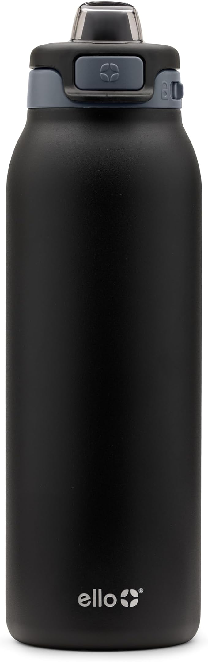 Ello Pop & Fill Insulated Stainless Steel Water Bottle with Quick Fill Lid, Leakproof Locking, Sip or Chug Spout, BPA-Free, Double Wall Vacuum Insulated for Sports, Travel & School- 22oz / 32oz / 40oz