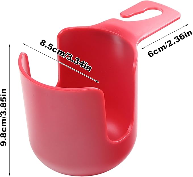 Cup Holder for Car, Back Seat Cup Holders for Cars Hanging Mount Drink Water Bottle Storage Holder Vehicle Beverage Organizer Auto Interior Organizer for Trash Bag, Clothing, Bottles
