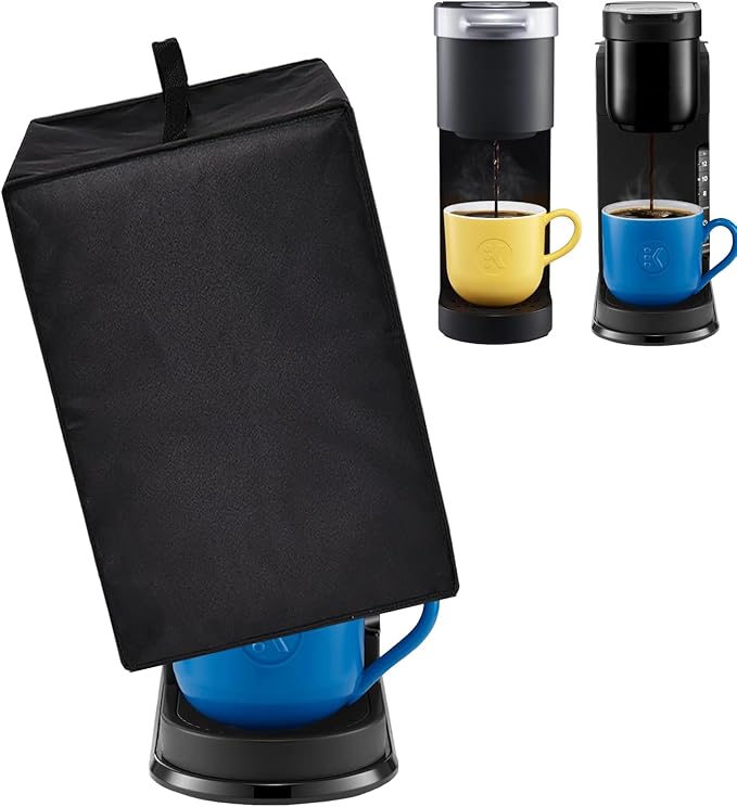 Dust Cover for Keurig Single Serve K-Cup Pod Coffee Maker Heavy Protective Coffee Machine Cover Compatible with Keurig K-Mini Single Serve K-Cup Pod 12oz Coffee Maker/K-Express K-Cup Pod Coffee Maker