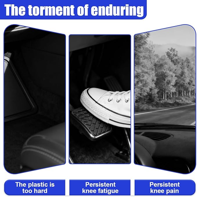 Car Door Armrest Pads, Soft Leather Memory Foam Car Center Console Pillow with Strong Adhesive, Universal Comfortable Auto Arm Rest Cushion Accessories for Elbow and Knee Support(Black)