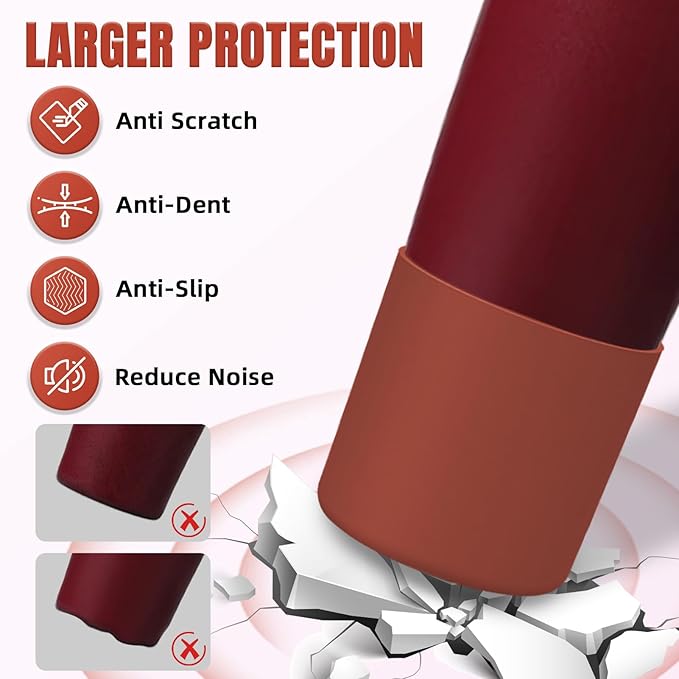 Silicone Higher Boot Compatible with Owala 30oz & 40oz FreeSip Sway Bottles & Tumblers, Large Protection Anti-slip Bottom Cover Sleeve for Freesip Sway Tumbler and Bottle