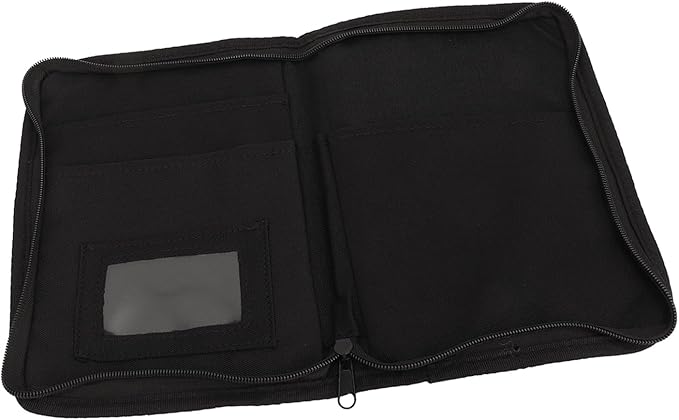 Walfront Car Glove Box Organizer, 600D Oxford Cloth Vehicle Document Holder with 6 Pockets, Universal Fit Auto Paperwork Storage Bag for Organized Glove Compartment