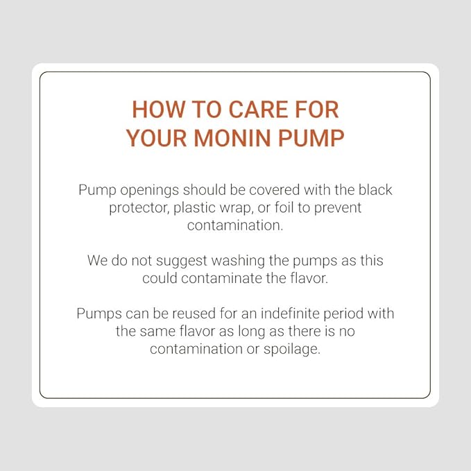 Monin - Syrup Pump, Exclusively for 1 Liter (33.8 fl oz) Plastic Bottles | Mess-Free Dispensing + Tip Cover Included (White)