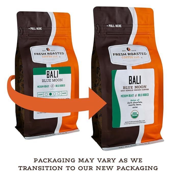 Fresh Roasted Coffee, 100% Hawaiian Kona, 12 oz, Medium Roast, Kosher, Whole Bean