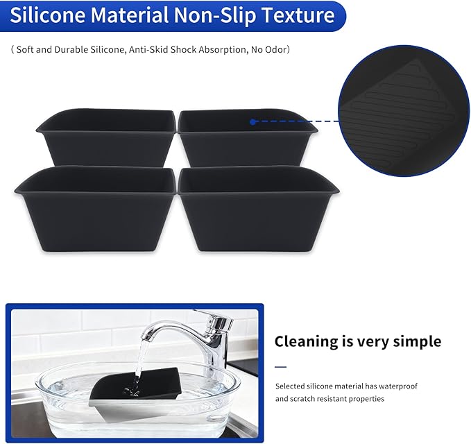 Car Door Container for 2016-2023 Toyota Tacoma Car Door Pocket Tray Silicone Storage Bag Interior Modification Accessories (Car Door Storage Box)