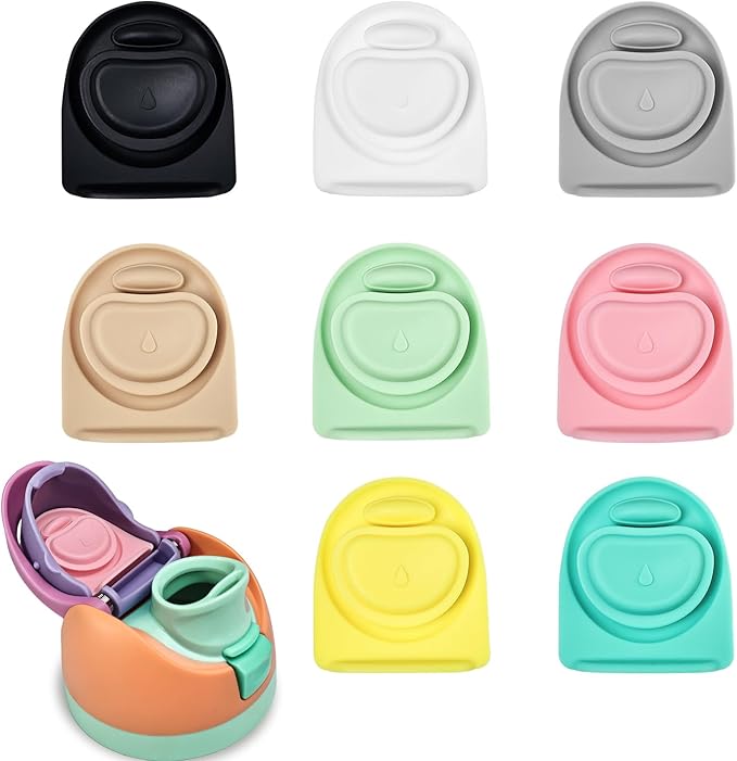 4PCS Replacement Silicone Rubber Seal for Owala FreeSip, Gasket Stopper Compatible with Owala Water Bottle Lid Parts 16/19/24/32/40oz, Leakproof, BPA-Free, Gasket Only