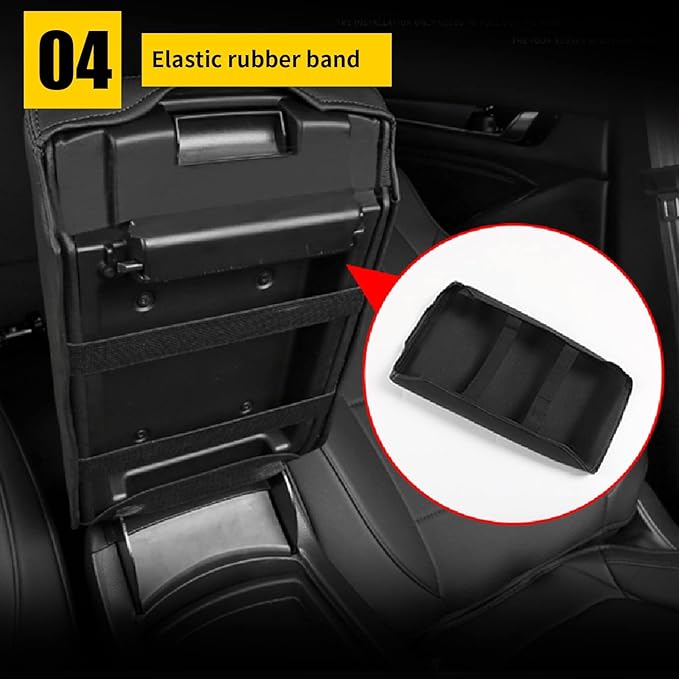 AOMSAZTO Console Covers for 2020-2024 Mazda Mazda3 Black